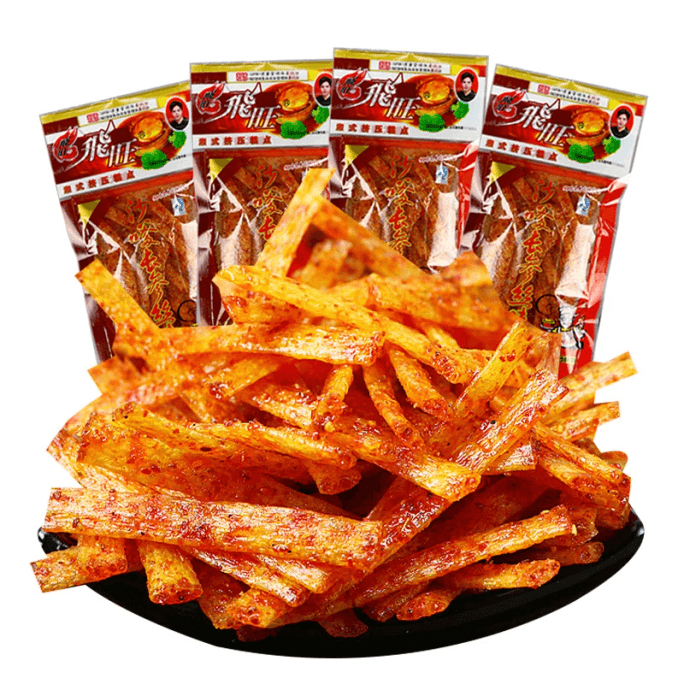 Long Ginseng Silk Spicy Strips 16g*5bag