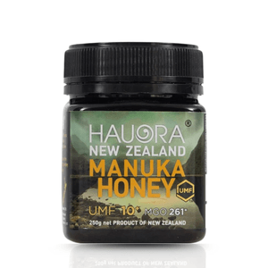 Mānuka Honey UMF™ 10+ (MGO 261+) Raw Manuka Honey Pure & Unpasteurized Non-GMO 250g