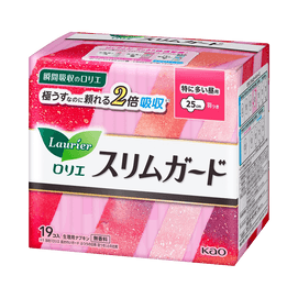 Kao Laurier Sanitary napkins 25cm 19pcs