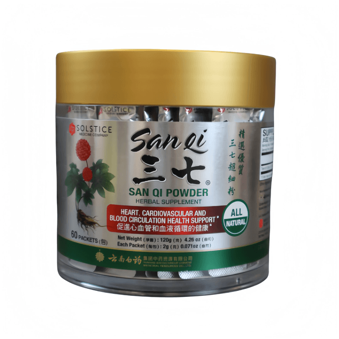 YUNNAN BAIYAO San Qi Powder 60 Packets/120g