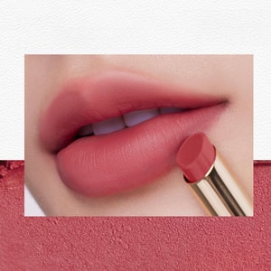 Soft Matte Lipstick, 0.07oz. #02 Pink Mist - Collagen-Infused Nourishing Care | Non-Drying | Plush Creamy, with Brush