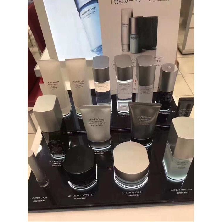 【日本直送品】日本現地版 SHISEIDO MEN メンズ スキンケア セット クレンジング 130g + 保湿ウォーター 150ml + ミルク 100ml オイルコントロール リフレッシュモイスチャライジング + フェイスクリーム 50g 7
