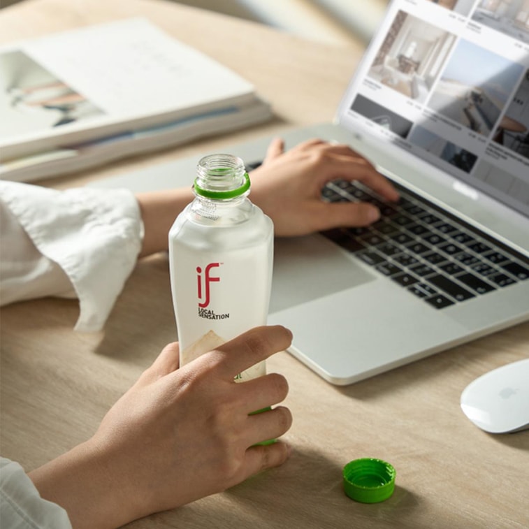 IF 椰子水 100%无添加纯椰青水 NFC椰汁  350ml【低卡0脂0蔗糖】【DIY椰青美式】【315耐打王】【泰国正版】 4