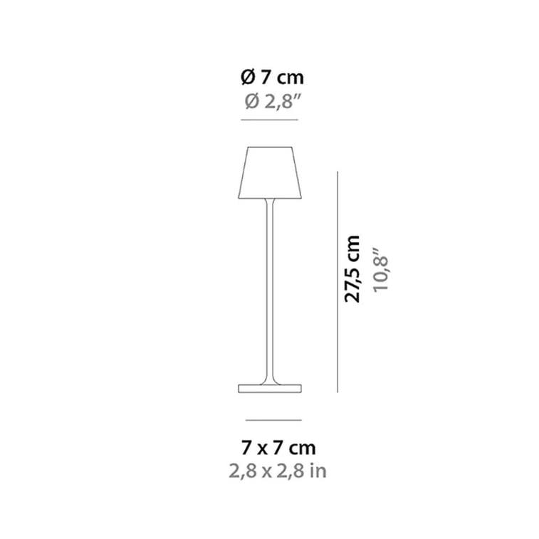 American Style High Foot Table Lamp Creative Table Lamp Night Light Charging Version Green 6