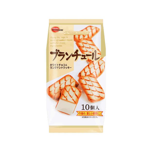 商品详情 - 日本BOURBON波路梦 日本白巧克力饼干 78g - image  0