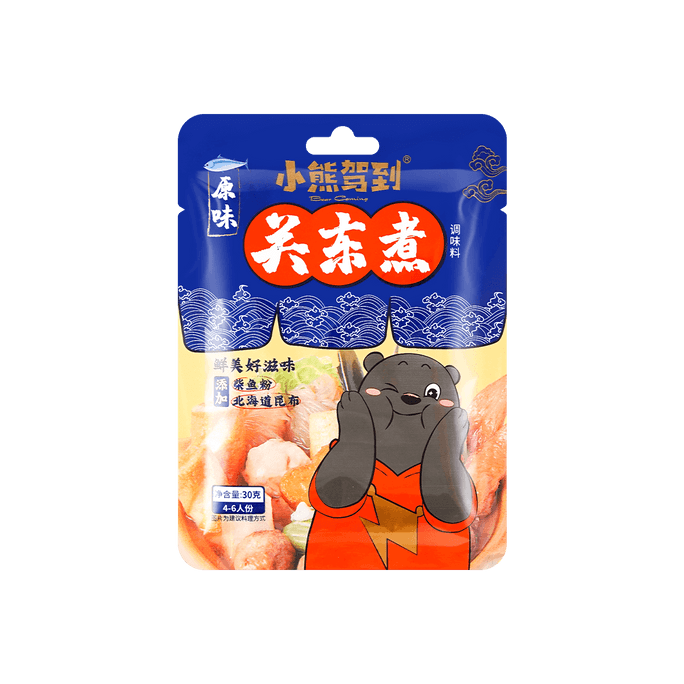 小熊駕到 關東煮調味料 原味 30g