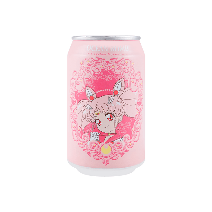 Sailor Moon Sparkling Water - Lychee Flavor, 11.15fl oz
