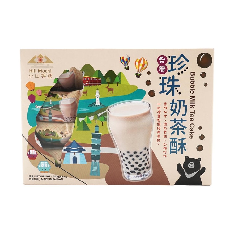 台湾小山等露 珍珠奶茶酥 270g 10