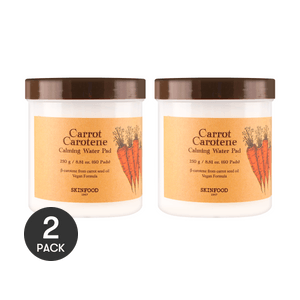 카로틴(당근) 진정 워터 패드 - 민감성 피부 회복을 위한 야간용 60매*2개【실속형】