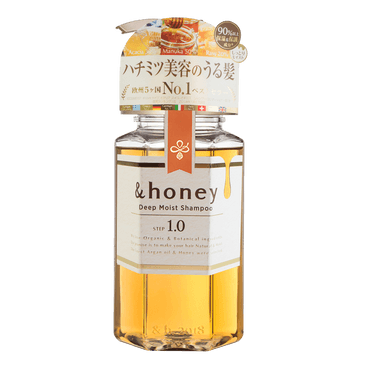 日本VICREA &HONEY 蜂蜜保湿无硅油洗发水 440ml COSME大赏第一位