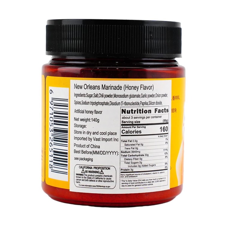 New Orleans Marinade ,Honey Flavor, 4.94 oz 5