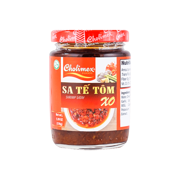 SATE TOM XO Cholimex  Shrimp Satay Paste , 5.99 oz 5