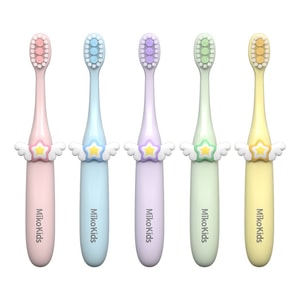 Children Soft Bristled Toothbrush Cute Angel Design 5 Pcs - 1 Set