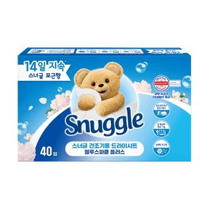 韩国SNUGGLE 烘干机柔顺纸#经典蓝天 Plus 40片装
