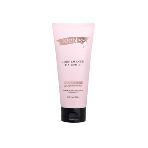 Toobliss Core Essence Protein Hair Pack Pink 200ml | 3-Min Protein Repair Hair Mask For Dry & Frizzy Hair