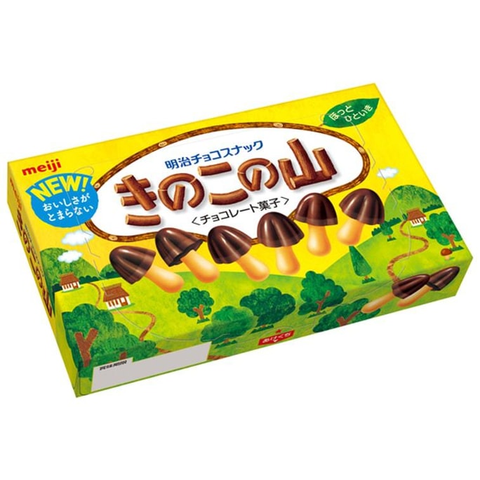 [일본 직배송] 메이지 버섯산 초콜릿 쿠키 오리지널맛 74g