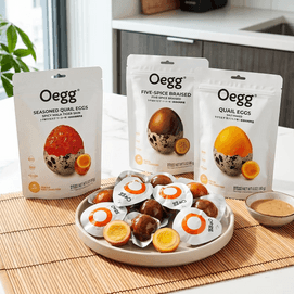 Quail Eggs, Spicy Mala+Five Spice Braised+Salt Baked Flavor,3.5 oz*3【3 Combo Packs】