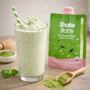 韩国SHAKEBABY 蛋白质奶昔 减肥减脂增肌 抹茶口味 单包153卡 7包入 280g