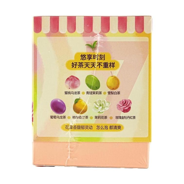 Sweet Tea Bag,Flower Tea & Fruit Tea, 7 Mixed Flavors, 1 oz【 Yami Exclusive】 8