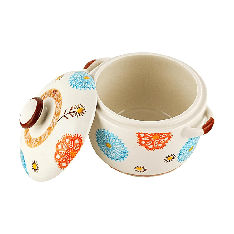 Golden Lion 紫陽花柄の小さな陶器製シチューボウル（和風）450ml 13.5