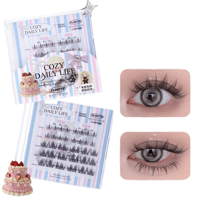 Glue-free Upper And Lower False Eyelashes #03