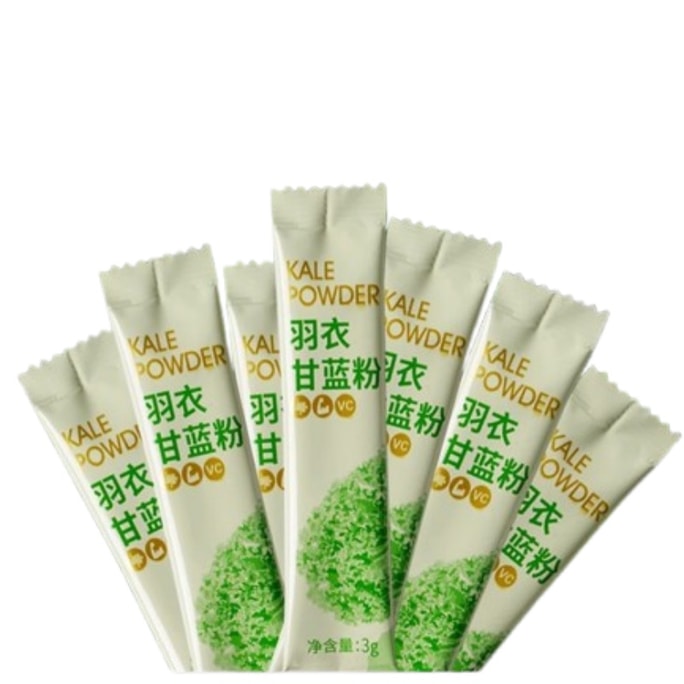 Pure Kale Powder Dietary Fiber Reduced Fat Brewed Drink Meal Replacement 20 Strips/bag