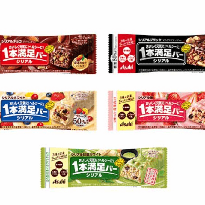 ASAHI Meal Replacement Energy Bar High Protein Low Calorie Classic Series Randomly Distributed 1 Bar