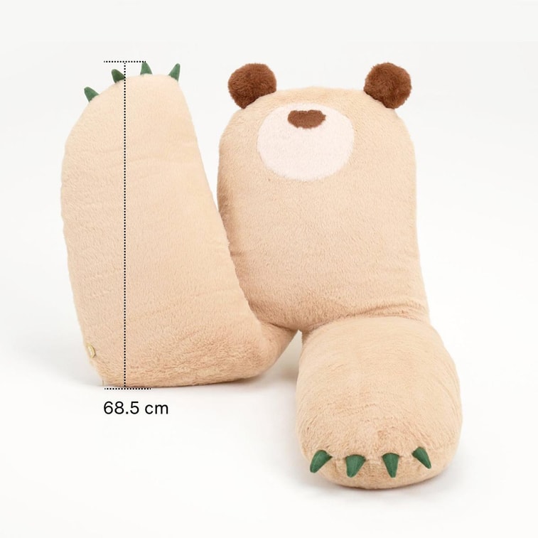 저스트 칠 베어 허그 시리즈, 수면 자세 지지 베개, 베어 허그 베개, 회갈색, 115x48cm 10