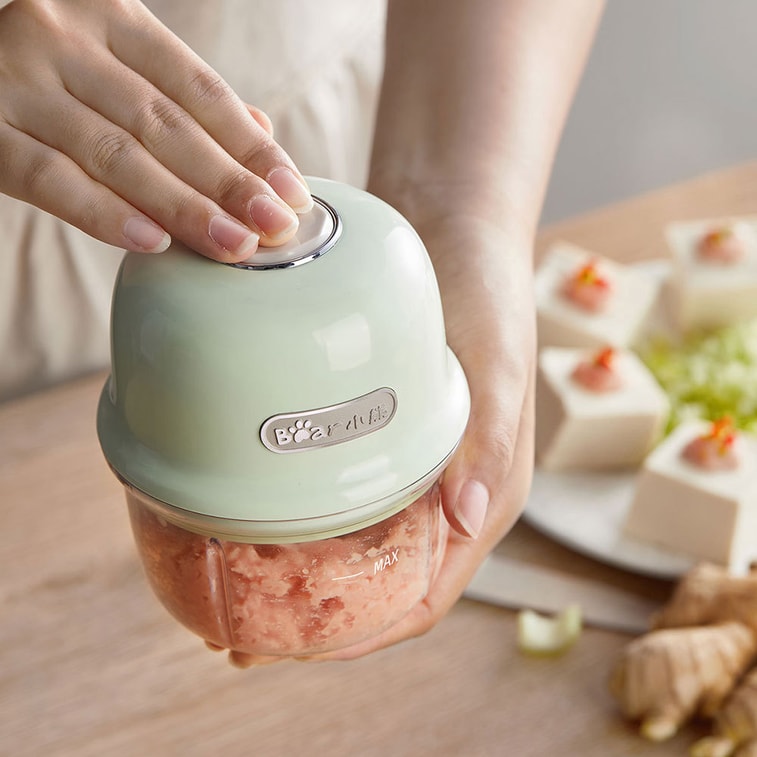 Wireless Electric Multipurpose Garlic Chopper Food Processor Grinder for Meat, Vegetables, Fruits and Nuts, 5.1 fl oz 4