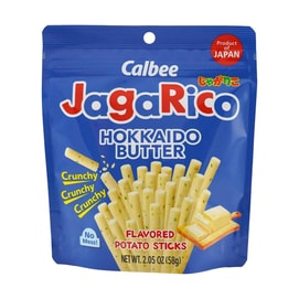 CALBEE JagaRico Potato Sticks Hokkaido Butter Flavor, 2.05oz
