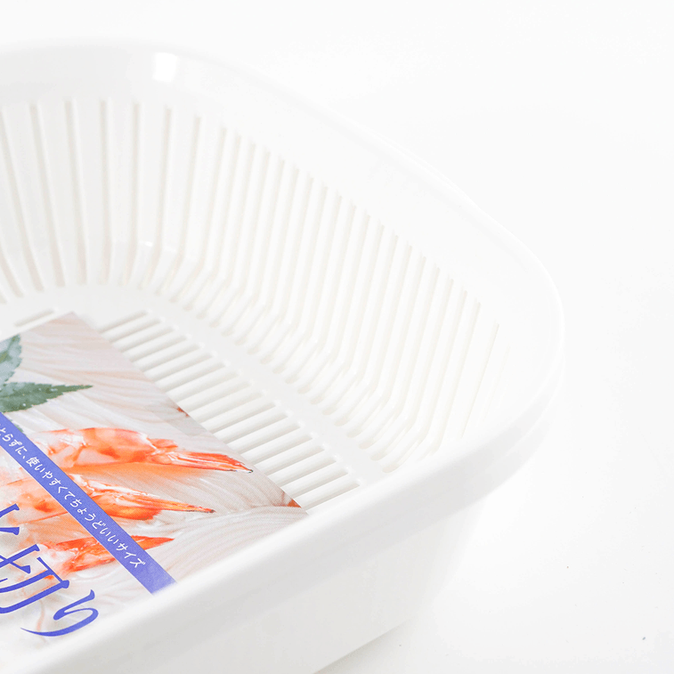 日本 Pearl 金属 珍珠金属旋转桌面排水盘 方形 4