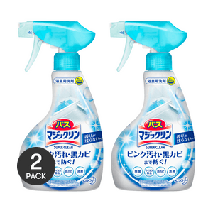 日本KAO花王 浴室浴缸多用途清洁剂 去水垢污垢水渍除垢剂泡沫喷雾 无香型 350ml【超值2瓶】