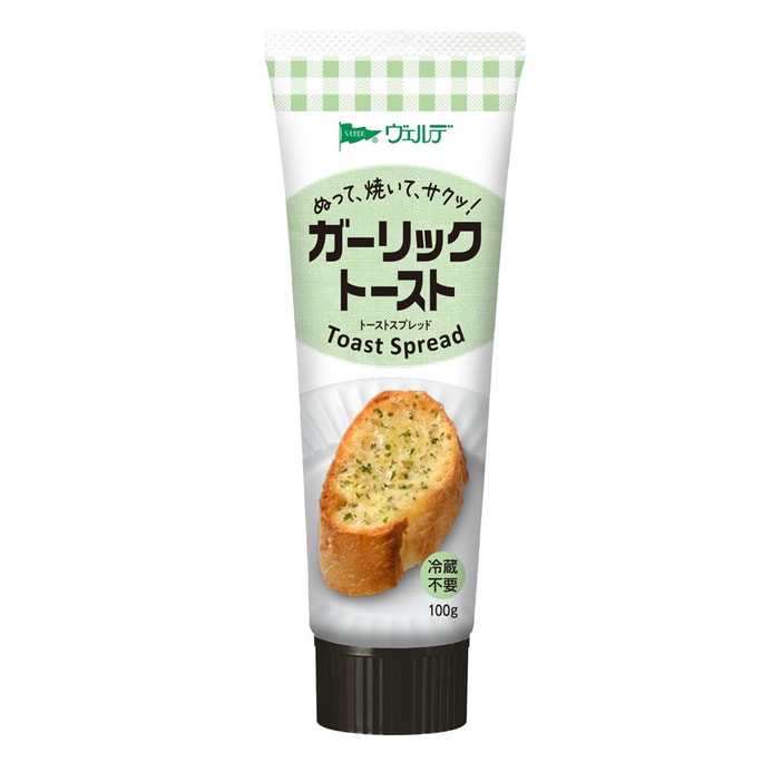 【日本直邮】 日本 KEWPIE丘比 面包酱 黄油蒜香吐司酱 涂抹酱 100g