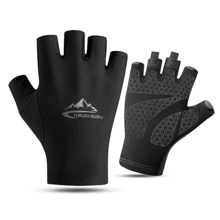  Unisex Ice Sensation Sunscreen Driving Gloves Ice Silk