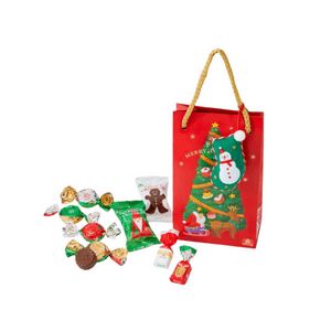 Christmas Limited Edition Christmas Tree Gift Bag Chocolate 9 Pieces RED (including A Star Decoration)