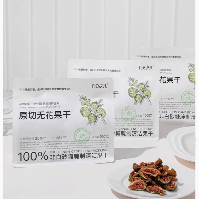 几分之几 原切无花果干自然树熟无添加糖100g*1袋