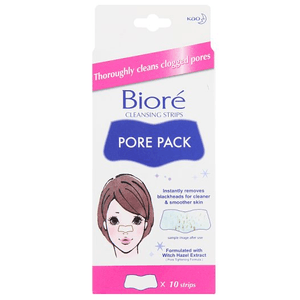 BIORE Pore Pack Remove Blackhead Nose Strip 10 Sheets