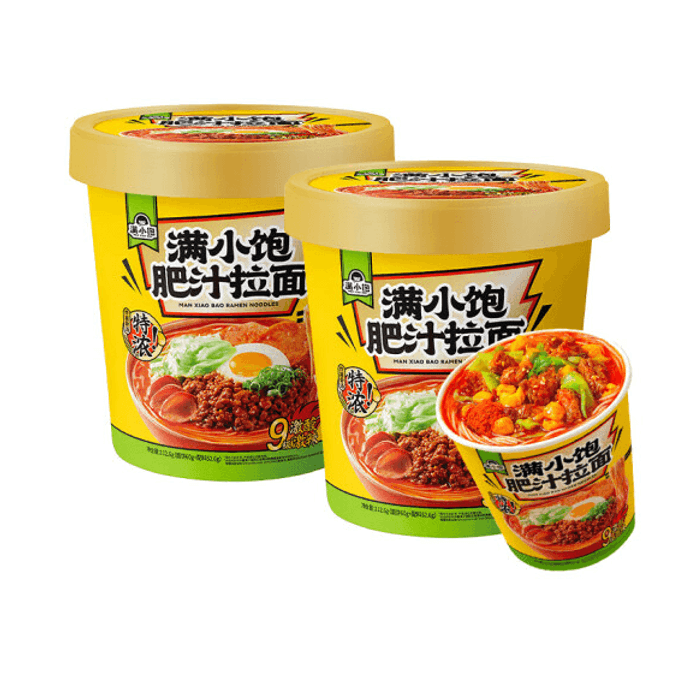 ManXiaoBao Instant Fat Sauce Ramen Cup 112.6g/ cup