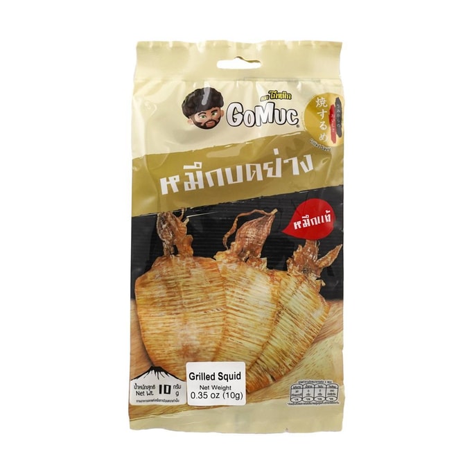 泰国GOMUC哥王 烤鱿鱼片 10g
