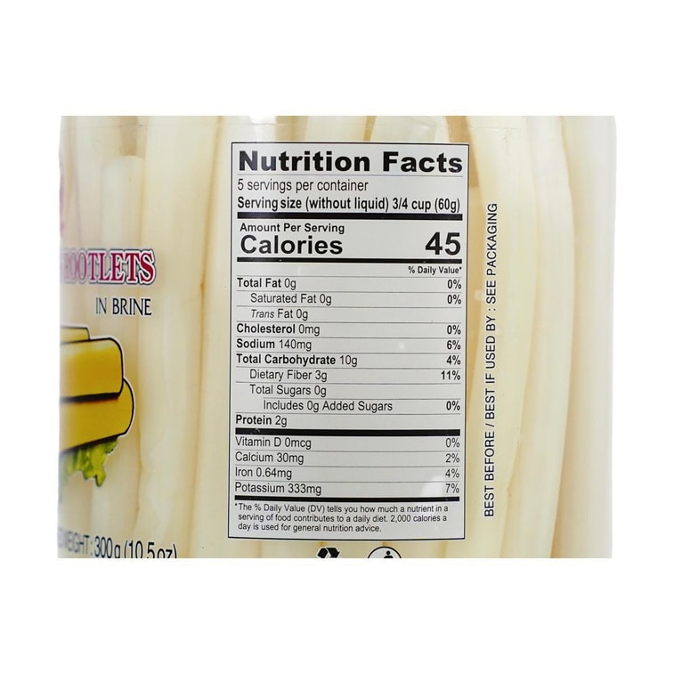소금물에 절인 연근, 700g (24oz) [죽, 면류 및 각종 요리에 활용 가능] 5
