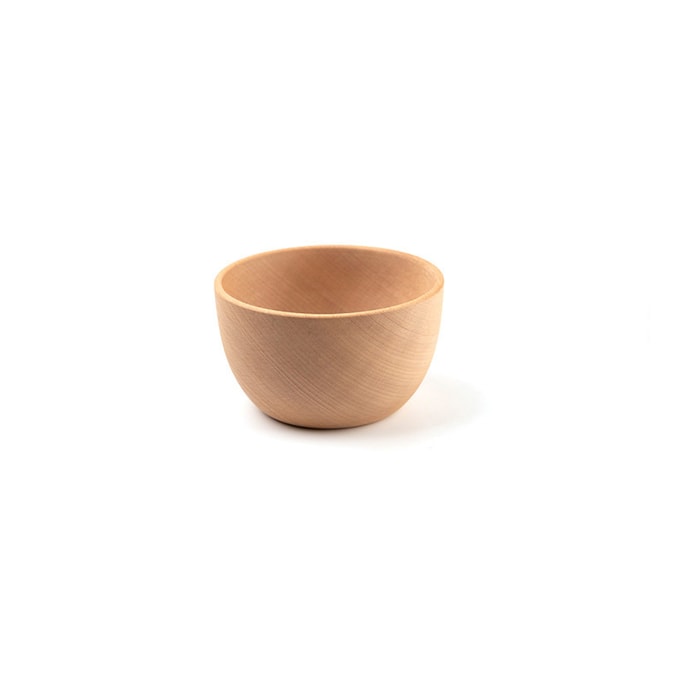 素觅  【小汤碗】榉木碗 日式木制  品质生活  手工打磨10cm