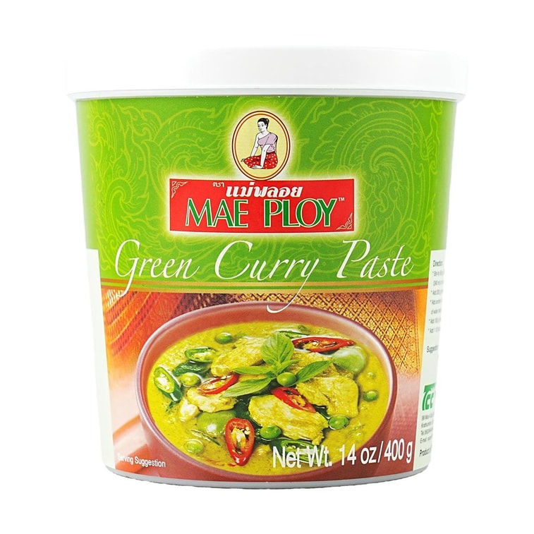 Green Curry Paste , 14 oz 【For Curry Chicken and Curry Vegetables】【No MSG , NO Preservative】 4