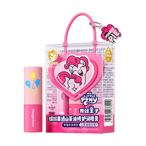 Kids Camellia Oil Repair Lip Balm Strawberry Milkshake 0.14oz 【My Little Pony Edition】【24h Long-lasting Hydration】