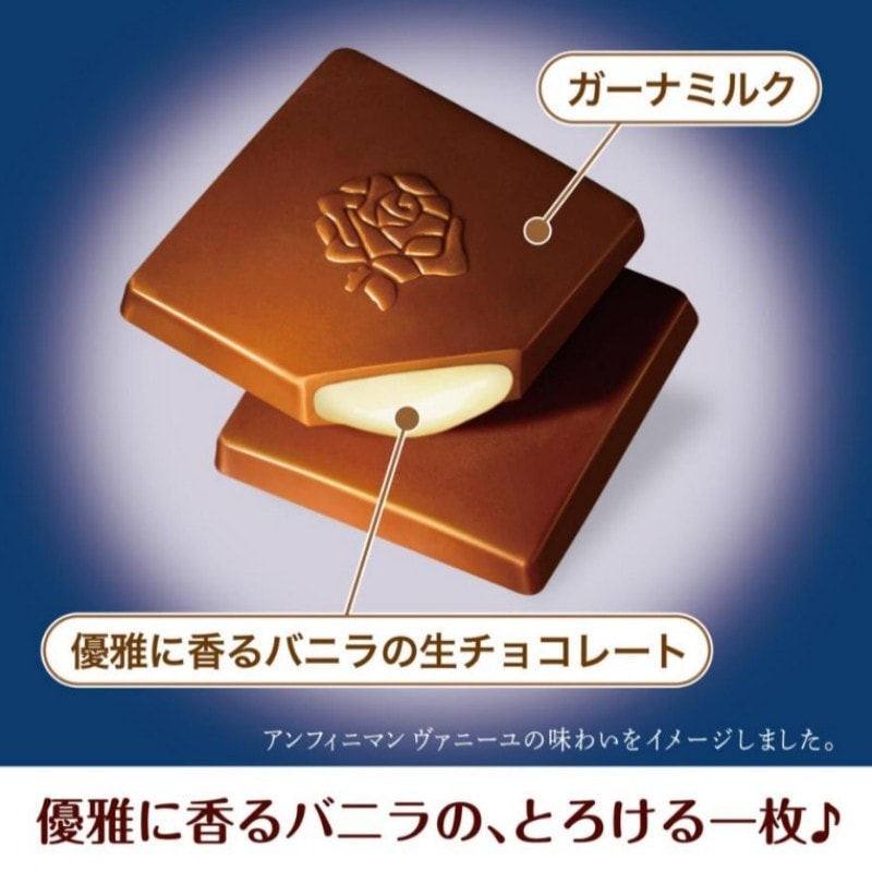 日本 日本乐天 乐天 期间限定 加纳巧克力 特制版 无限香草夹心生巧克力 12个装
