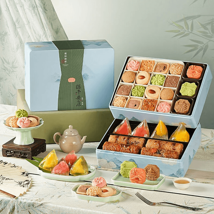 YOTIME Bamboo Tube Zongzi & Crystal Zongzi & Cookie Pastry Gift