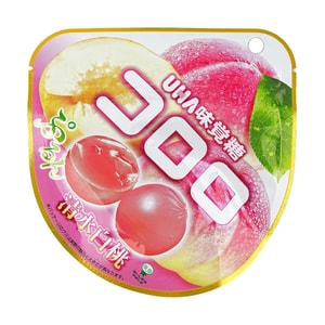 味覚糖 コロロ ゼリーグミ 白桃味 1.4オンス【果汁使用】