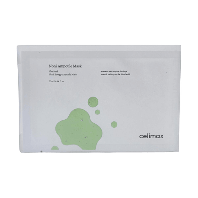 celimax The Real Noni Energy Ampoule Mask 25ml - 1 BOX / 5 PCS