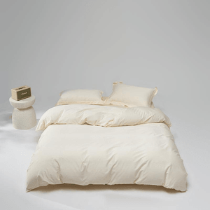 Pure Essence Bedding Set Queen Size White