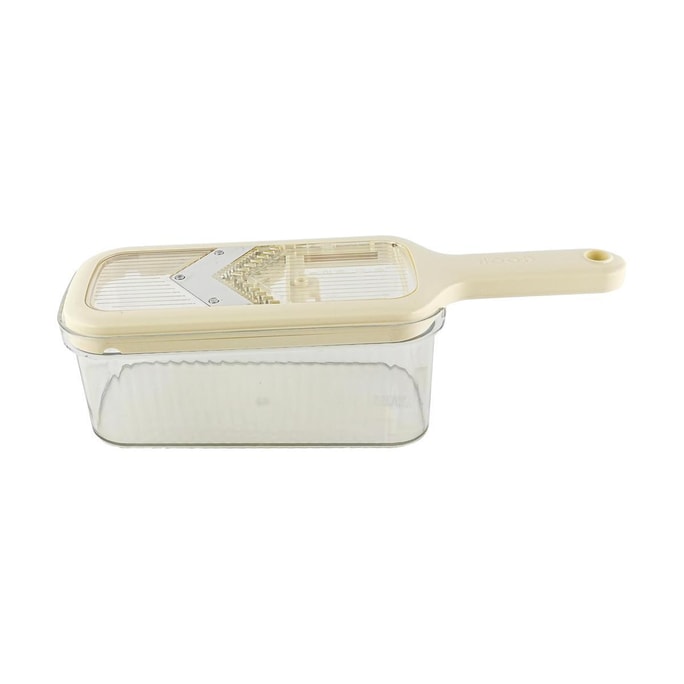 Kawashimaya Shredder, Multi-Functional Vegetable Chopper, Kitchen Gadget, Cream White