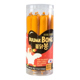 韓國WANG 美味魚腸 辣雞味 10根入 340g